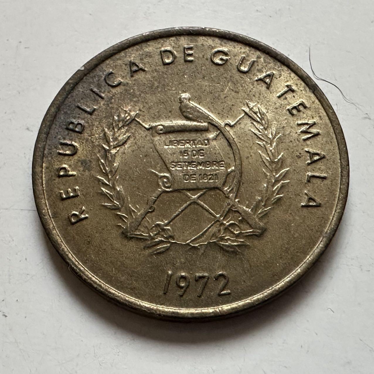 🌹外币初藏🌹🐯2025年第132场  每周二四六晚8️⃣点 接代拍 危地马拉1972年一分