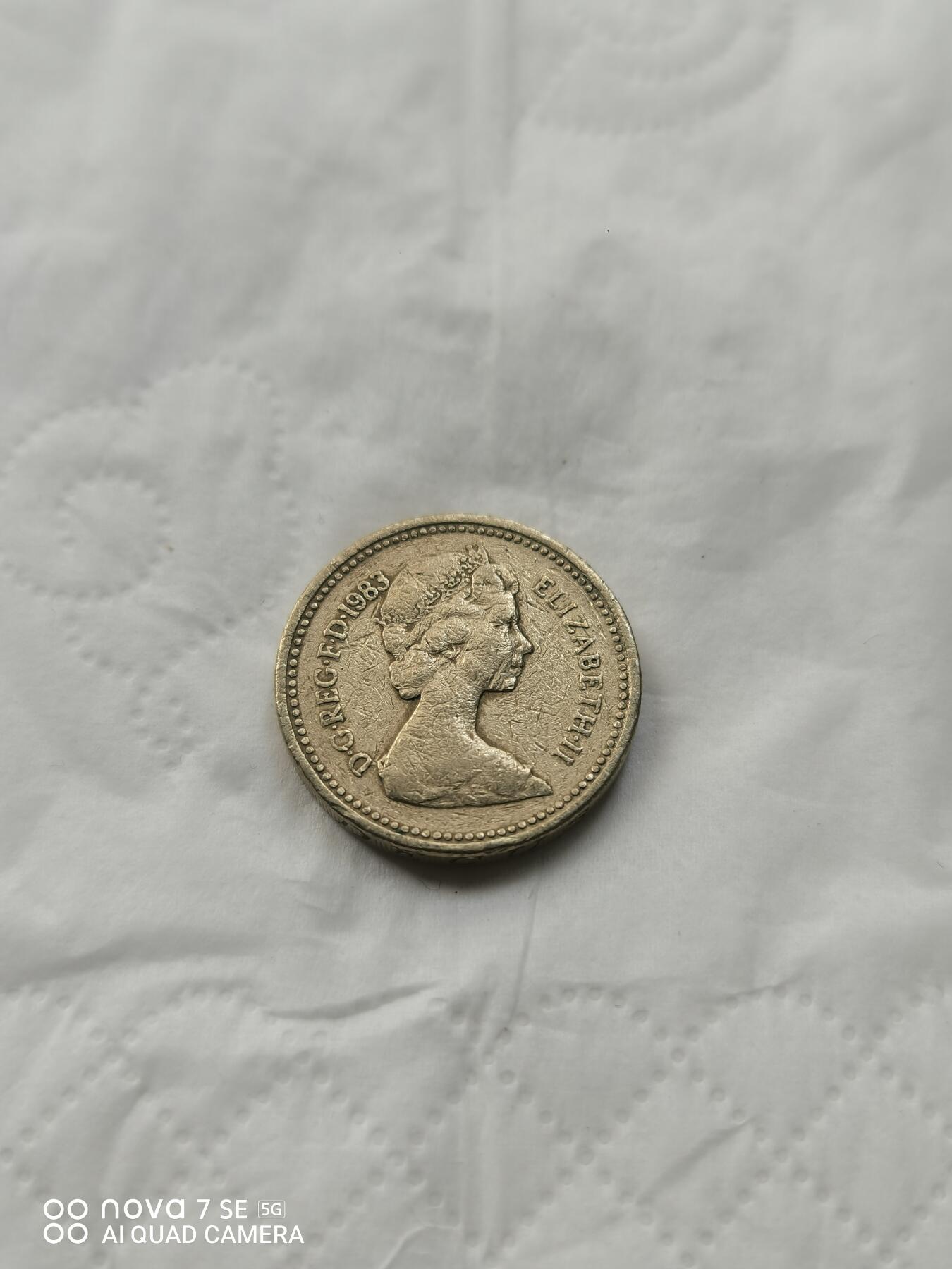 外国硬币 1英镑