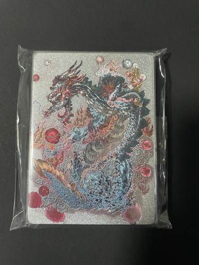 开心玩 卡牌 第八期 - 戴敦邦龍神粗闪一套 龍年特卡