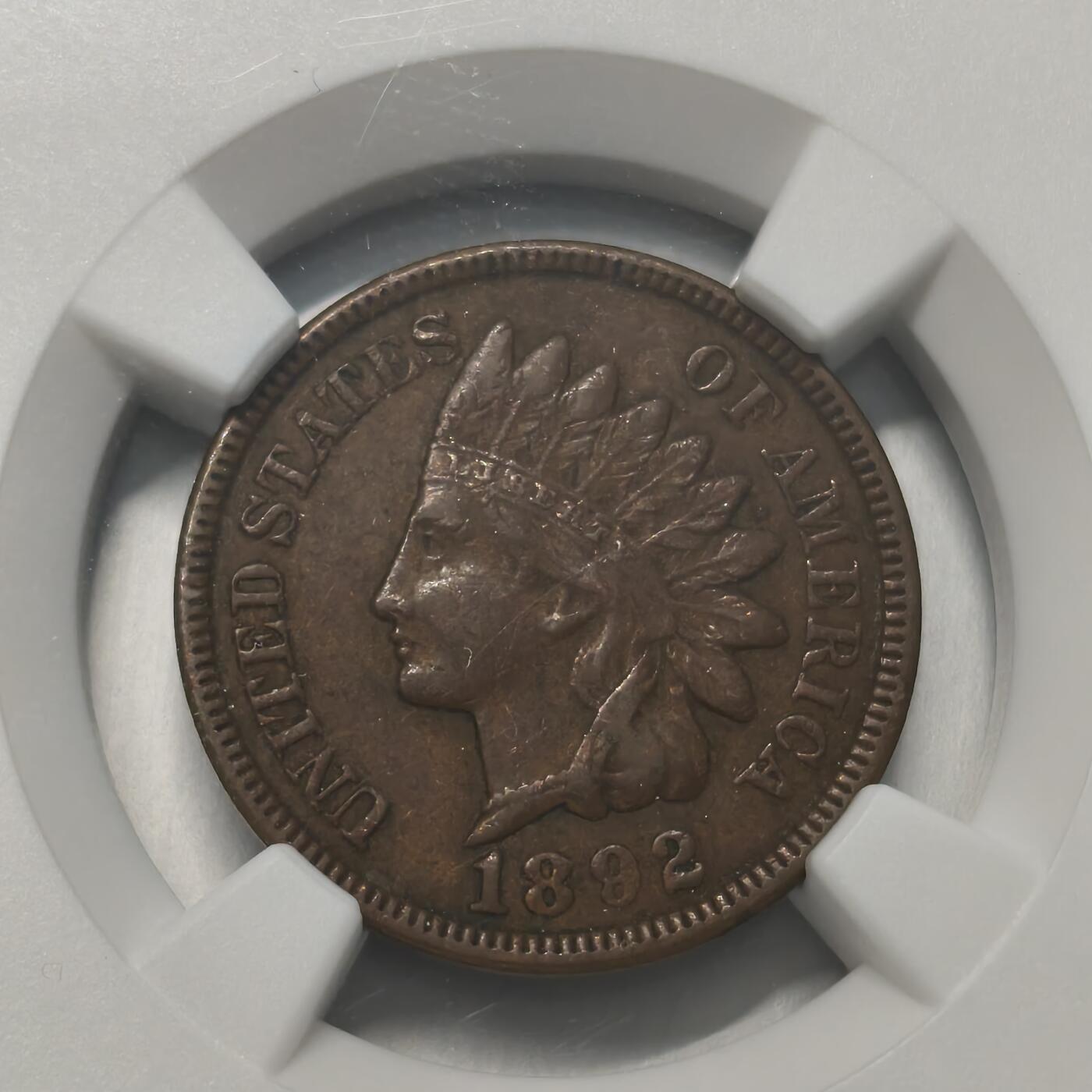 老蟹的宝藏🏴‍☠️ IV NGC AU50BN 美国1892年1美分