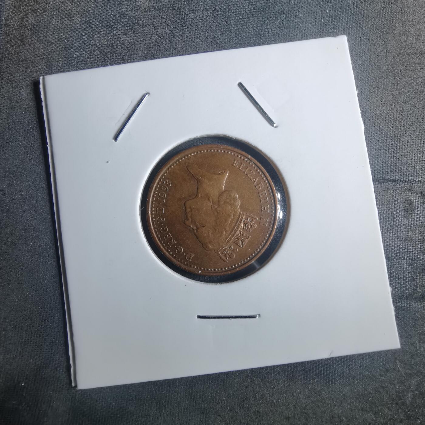 沼泽如烟--第914场 英国1993年1便士