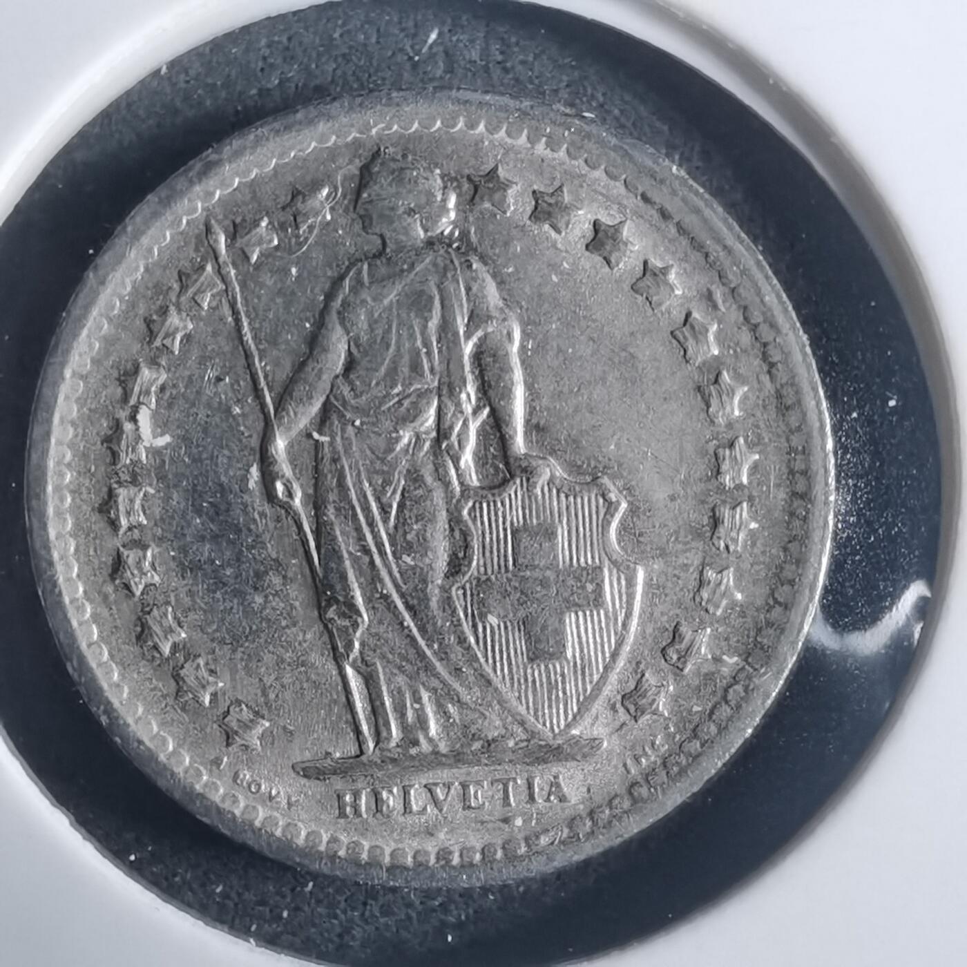 沼泽如烟--第914场 瑞士1969年半法郎