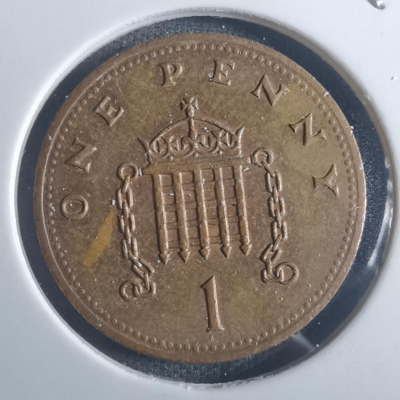 沼泽如烟--第914场 英国1991年1便士