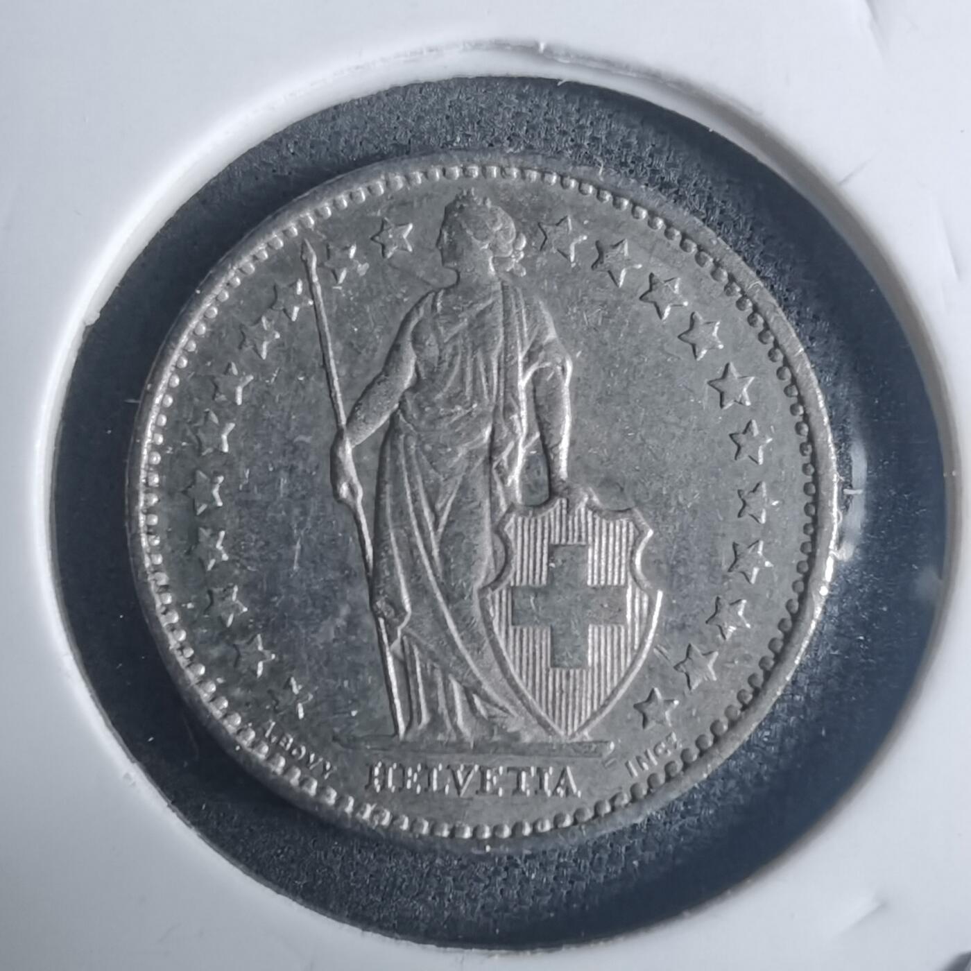 沼泽如烟--第914场 瑞士1982年半法郎