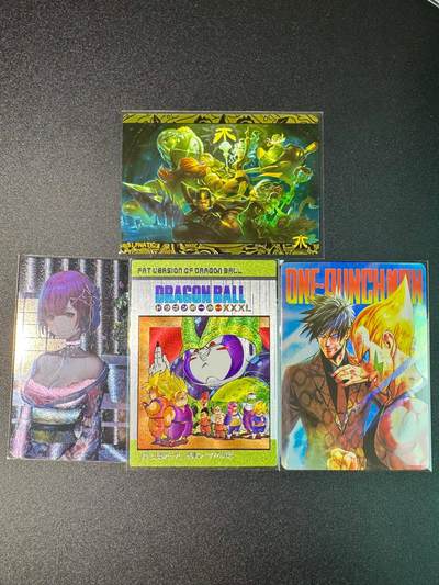 NO.16 好又多金牌大场，双11狂欢继续！每周一站式配齐，方便凑单！（周6晚8点截拍，卖家送拍0抽成！） - 动漫人物 4张 粗闪与彩闪