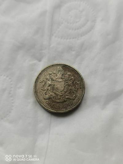 外国硬币 - 1983年1英镑