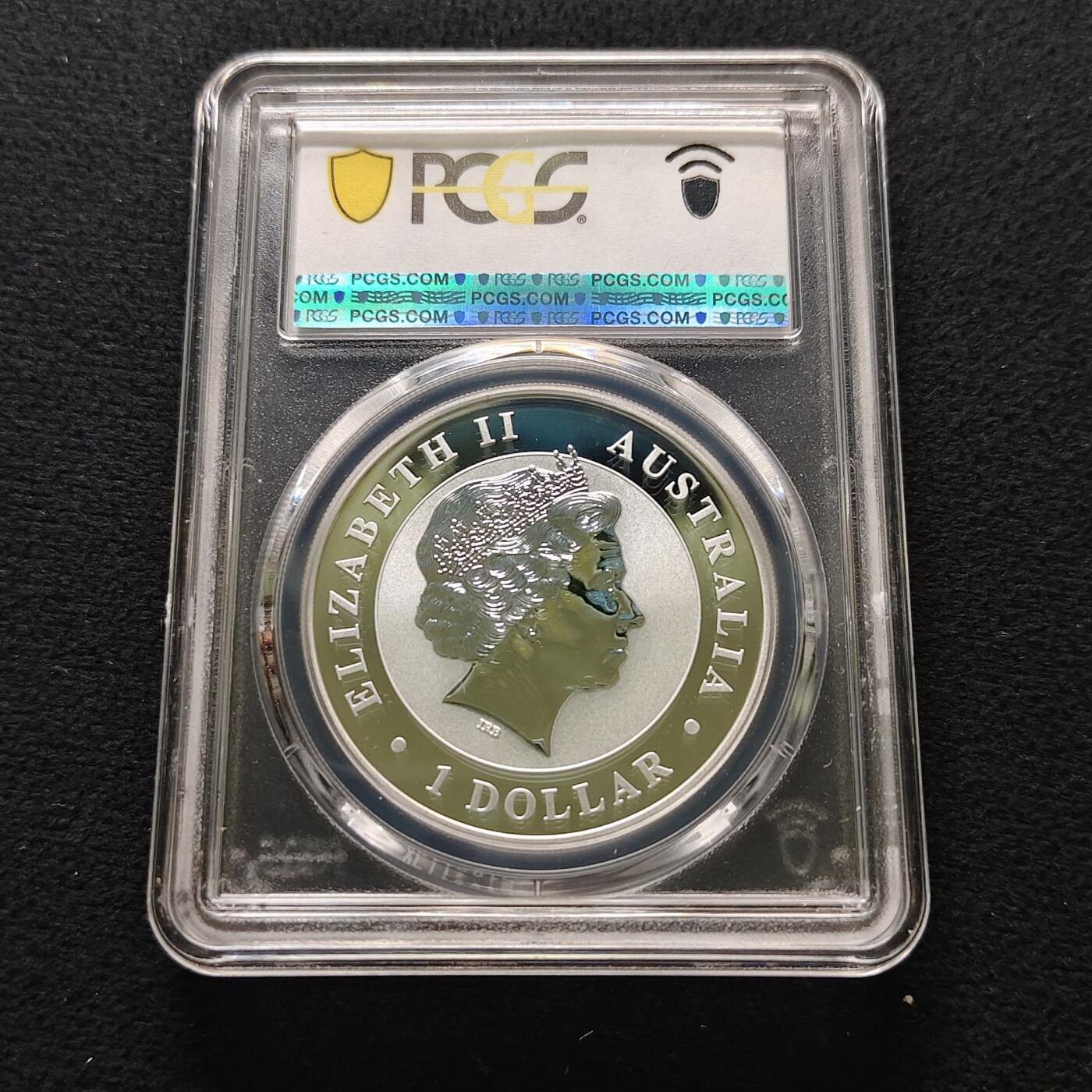 【全场包邮】纯粹捡漏拍481场（免费代拍第18场） 澳大利亚2013年1元笑翠鸟1盎司31.1克999纯银币-PCGS MS68