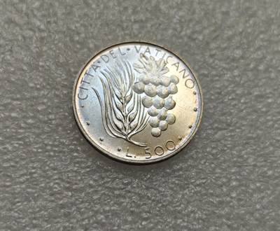 瓶子🏺第218期拍卖会 -  意大利1972年500里拉银币  原光好品