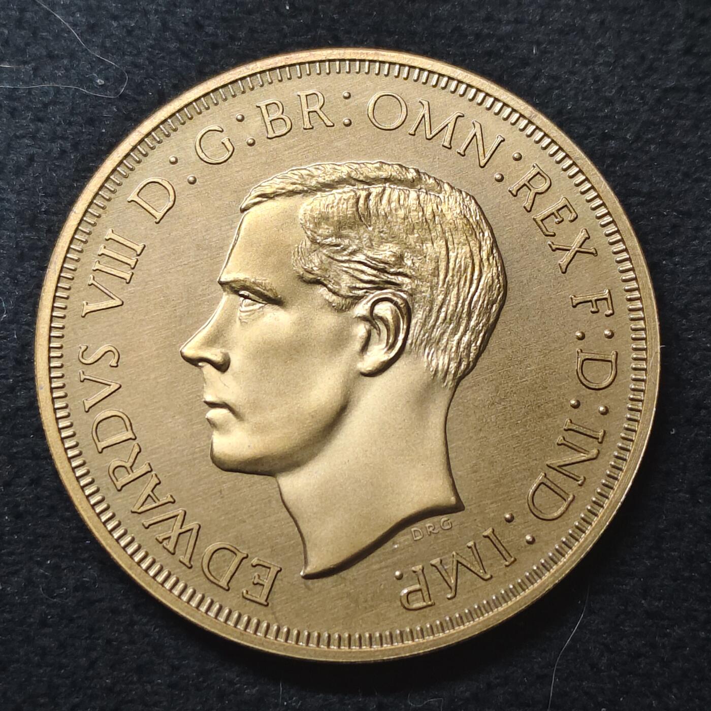 【全场包邮】纯粹捡漏拍480场（免费代拍第17场） 【纪念章】英国1936年爱德华八世登基纪念章