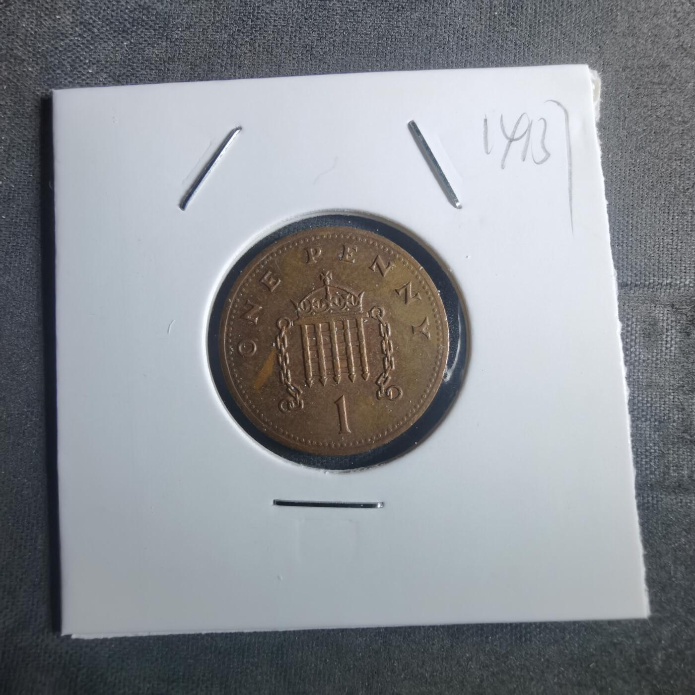 沼泽如烟--第914场 英国1991年1便士