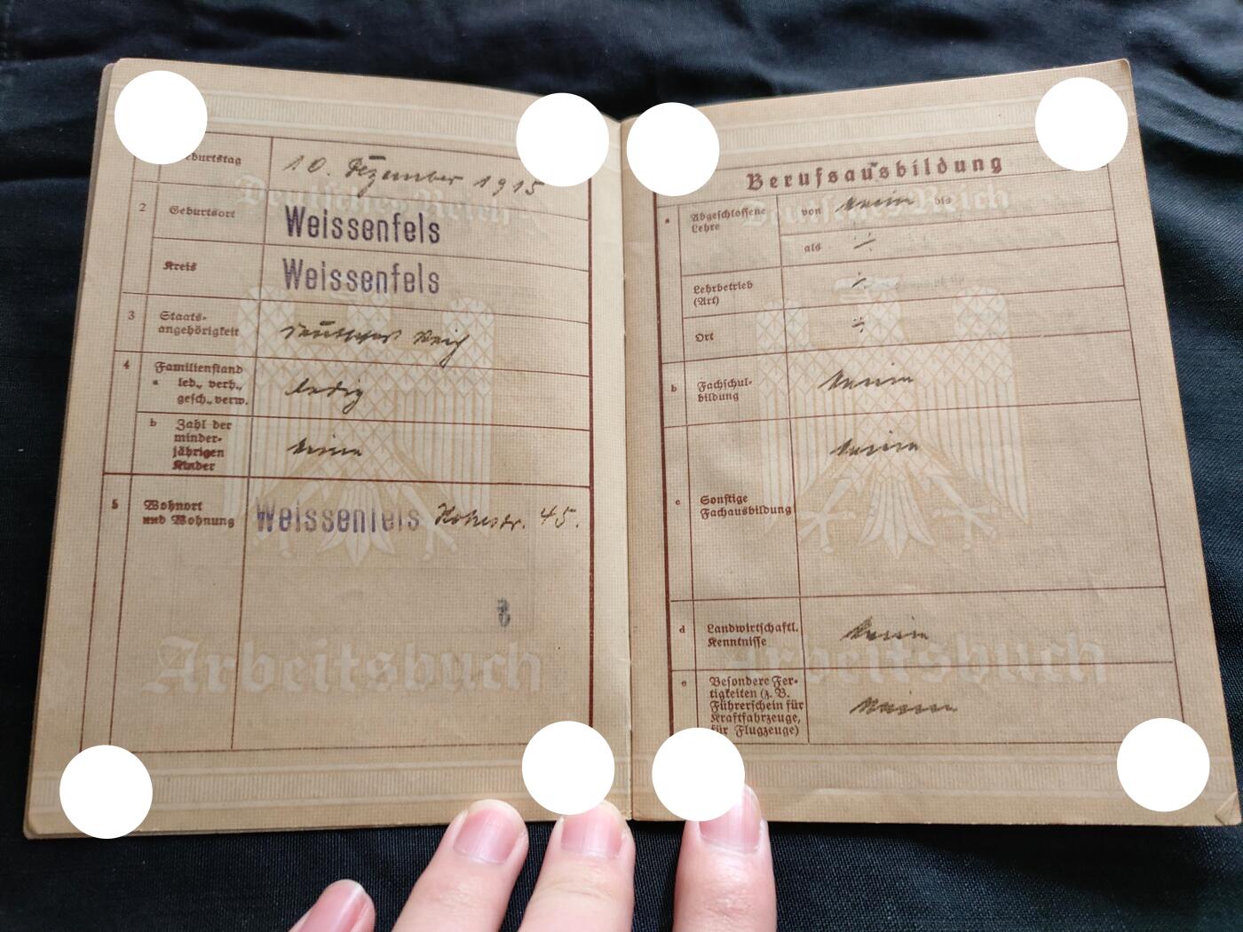 时顺第二十六拍 铭记历史，珍爱和平 德国特殊时期劳工工作册