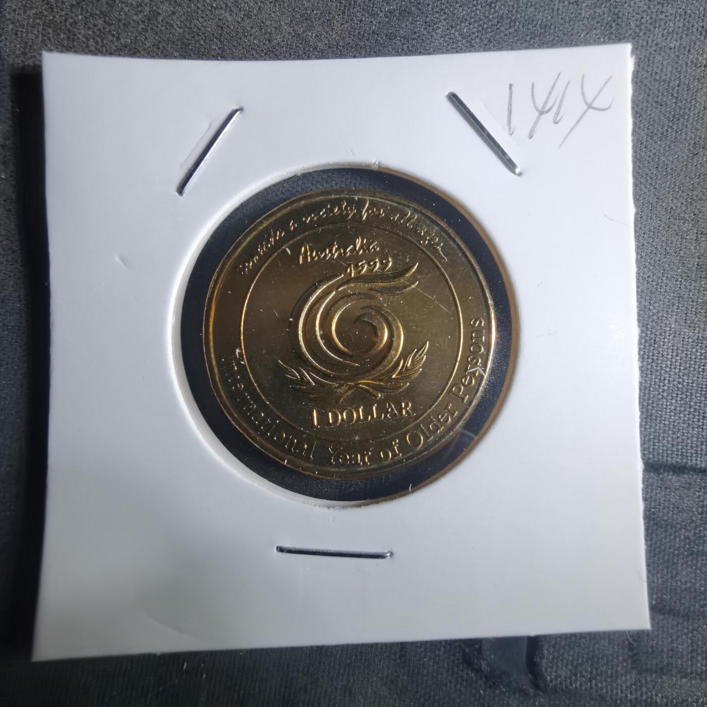 沼泽如烟--第914场 澳大利亚1999年一元纪念币