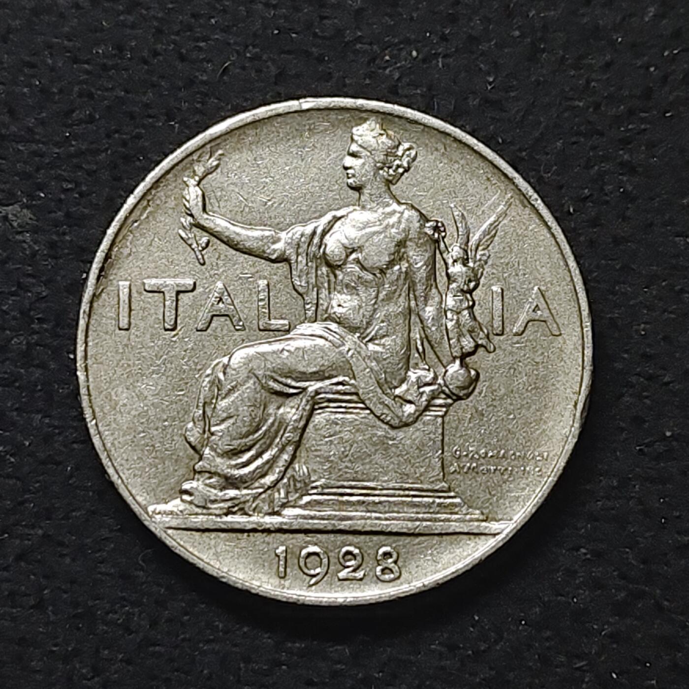 【全场包邮】纯粹捡漏拍480场（免费代拍第17场） 意大利1928年1里拉