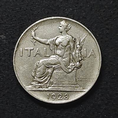 【全场包邮】纯粹捡漏拍480场（免费代拍第17场） - 意大利1928年1里拉