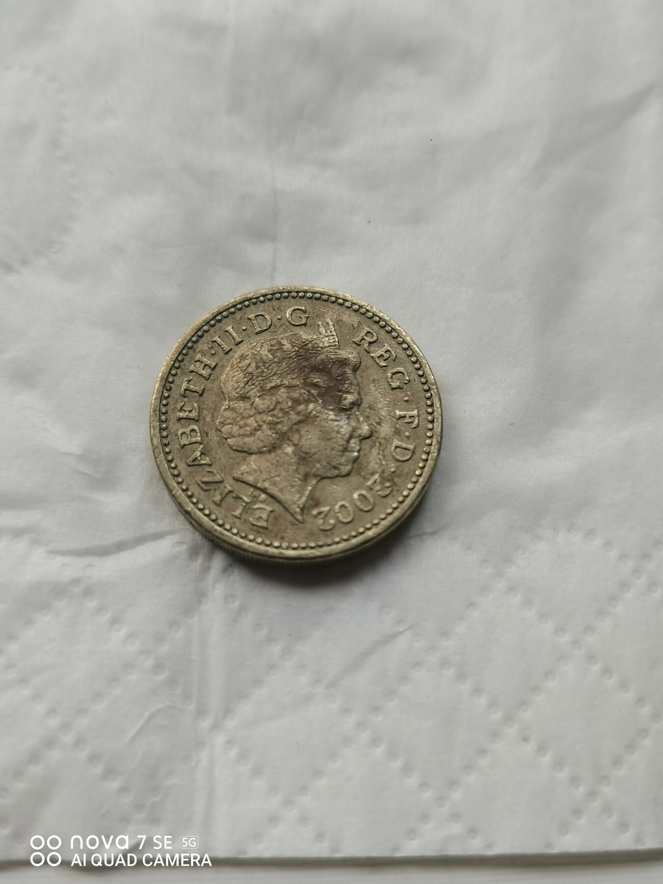 外国硬币 1英镑