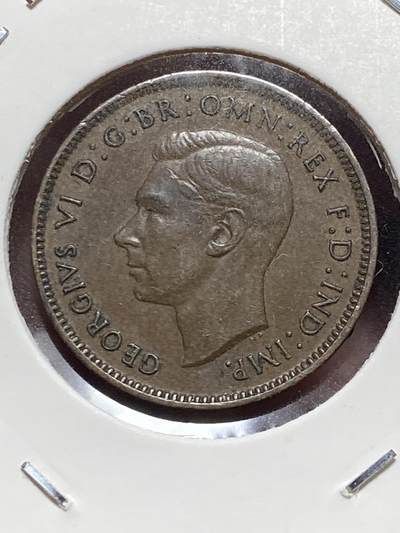 2025年第一百三十二场(总第一百五十八场）外国好品纸夹散币场(免佣金) - 较少见–英国1938年1法新(乔治六世第一版，发行量最少年份)