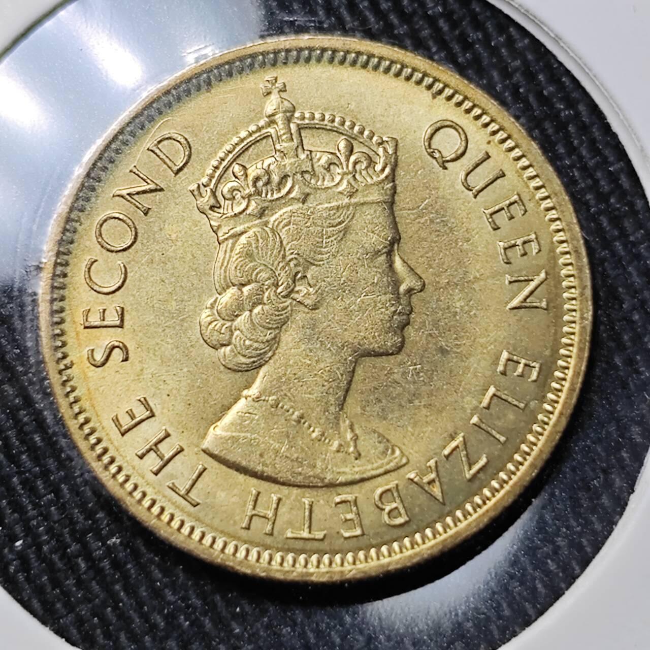 KK钱币收藏小铺 （套币 好品/批量散币 银币）专场  2月预留时间 周末发货  1967香港1毫铜币 好品