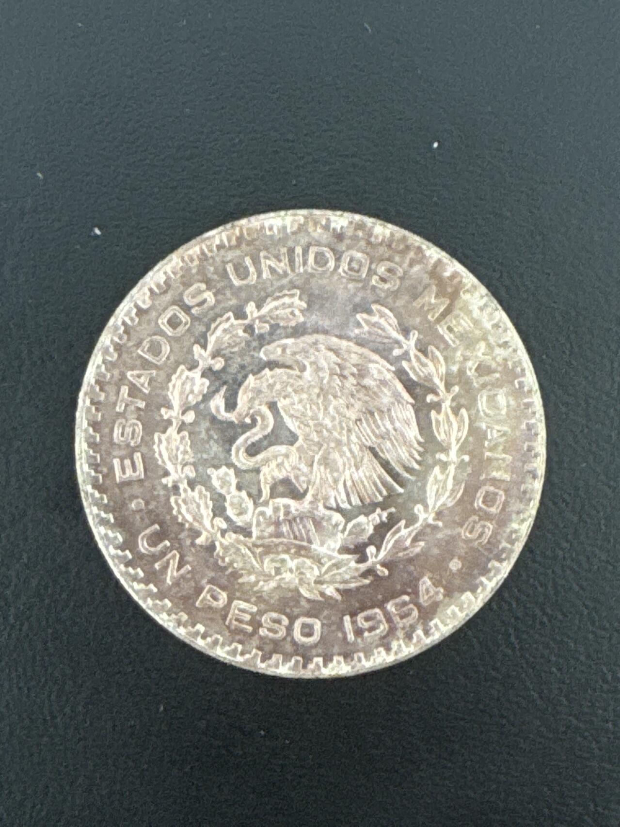 ❤️【币观天下】❤️ 第332期钱币拍卖- 2025.11.28周五晚上6点半场-长期征集拍品 墨西哥银币1964年1比索