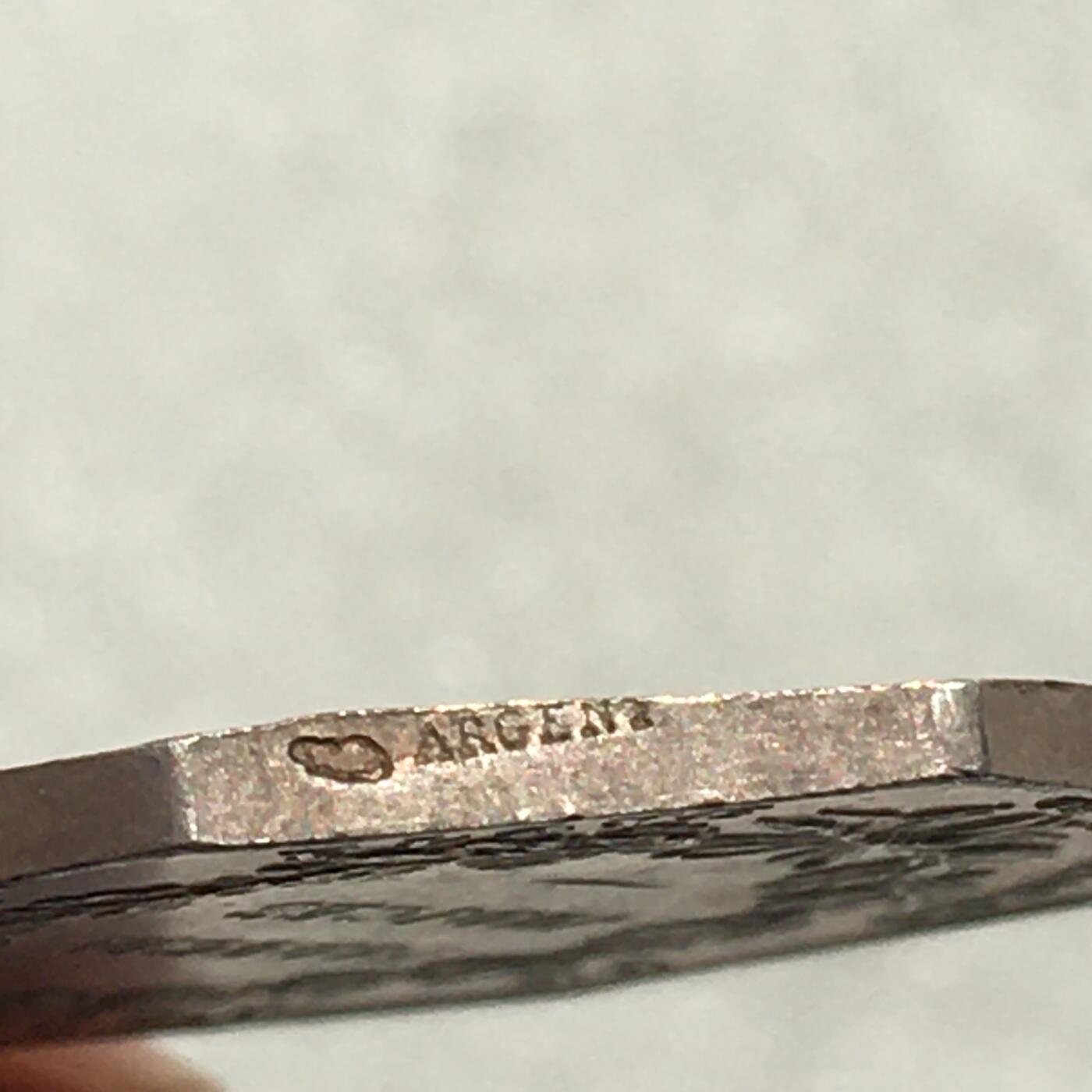 世界钱币专场拍卖 每周二开拍 法国19世纪巴黎公证人八角代用币银质 13.32克