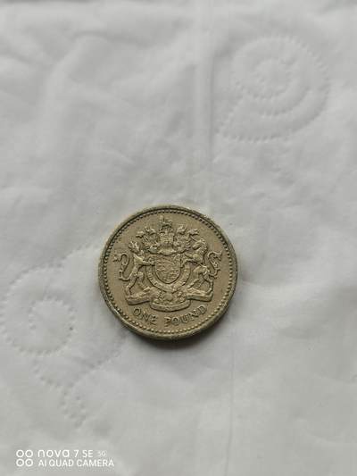 外国硬币 - 1993年1英镑