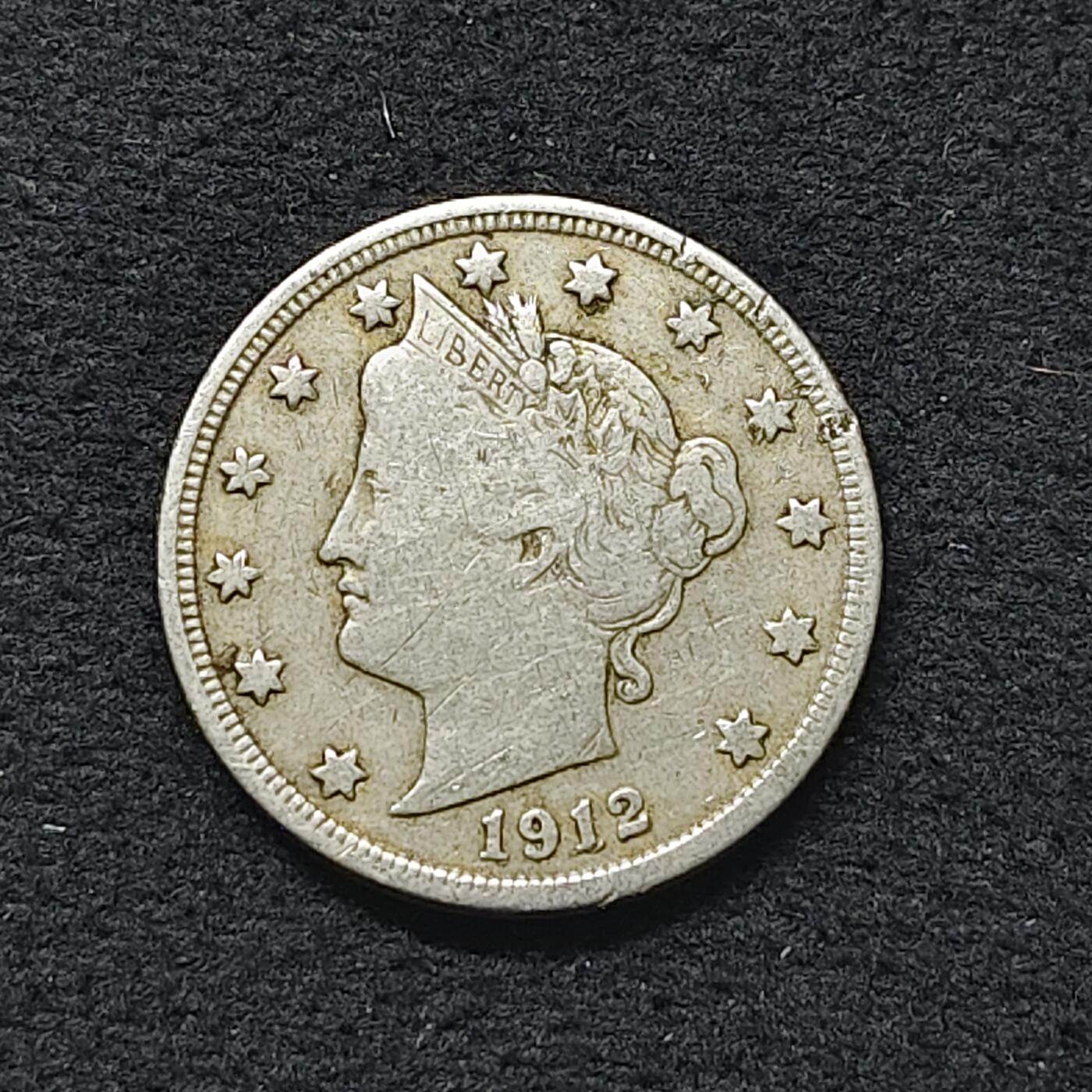 【全场包邮】纯粹捡漏拍480场（免费代拍第17场） 美国1912年5分