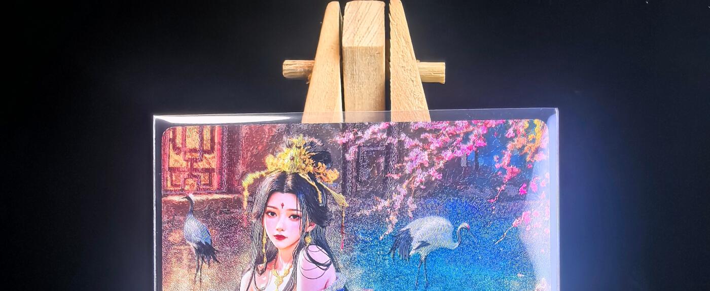 无佣金 不寄存 不收拍 链接少 我只是一个小小的卡牌收藏玩家   需要多宫大佬请私聊 部分卡牌设有底价（不想玩的那么累，即使有底价也会比市场价便宜的多，懂的自然懂） 拒绝小号抬价 大家放心拍 所有拍品部分套有卡膜 部分卡牌多宫 自制卡牌 不包厂瑕 放大镜 品控 勿拍 流拍商品会循环 感谢大家支持 留个关注 不定时上新 谢谢 奇点卡牌 宗Rich 落凡尘 杨玉环-衿