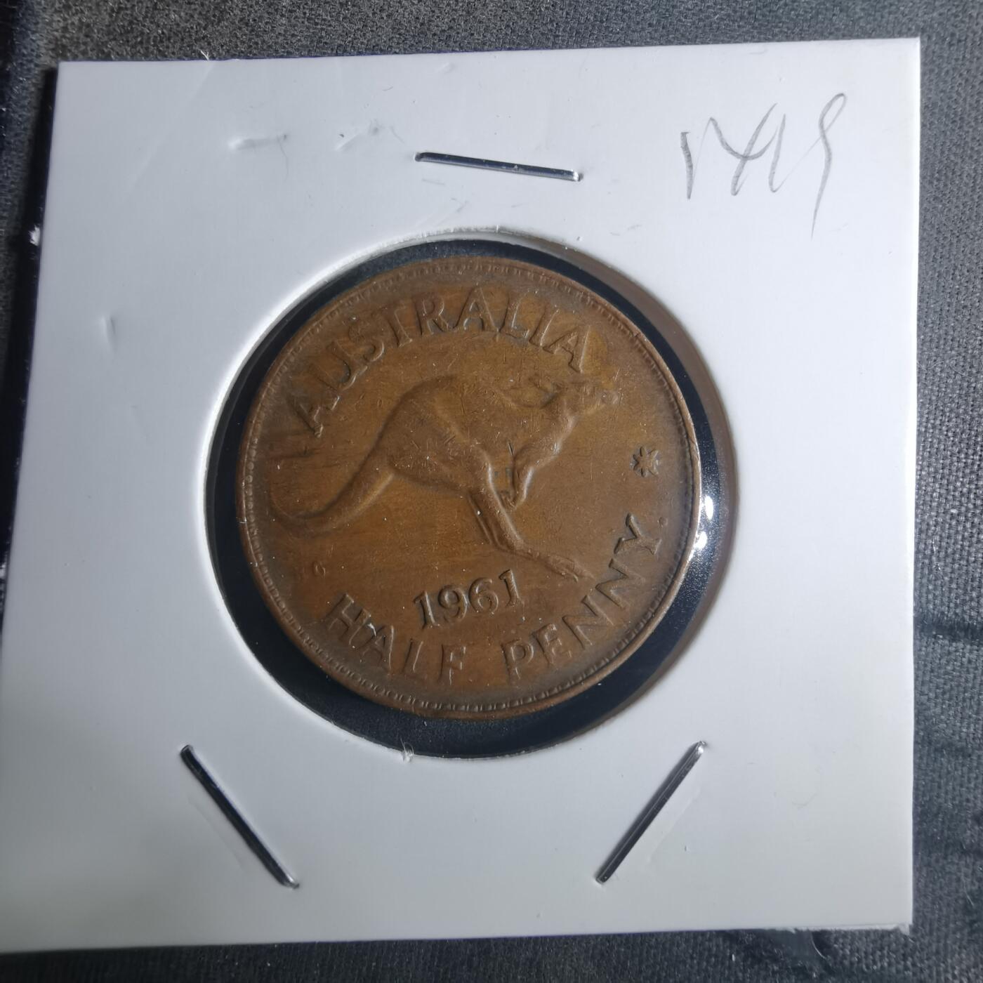 沼泽如烟--第914场 澳大利亚1961年半便士