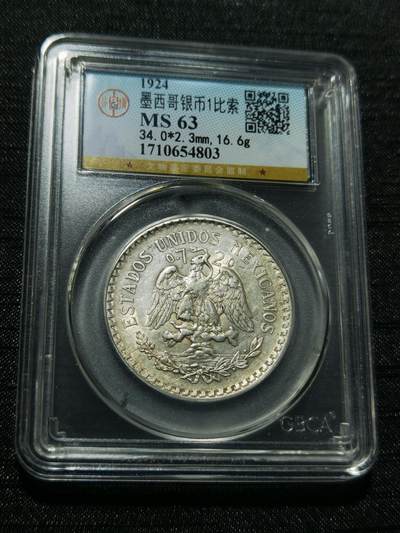 天下钱庄专场欢迎参拍 - 墨西哥鹰一比索银币