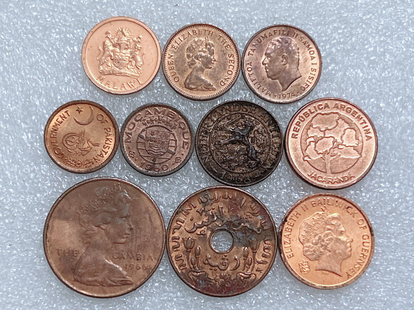 第一海外回流一元起拍收藏 散集专场  第272期 散币一组 10枚 带光品