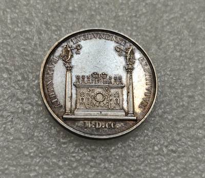 瓶子🏺第218期拍卖会  1700年法国古希腊阿波罗头像JETON银质币章