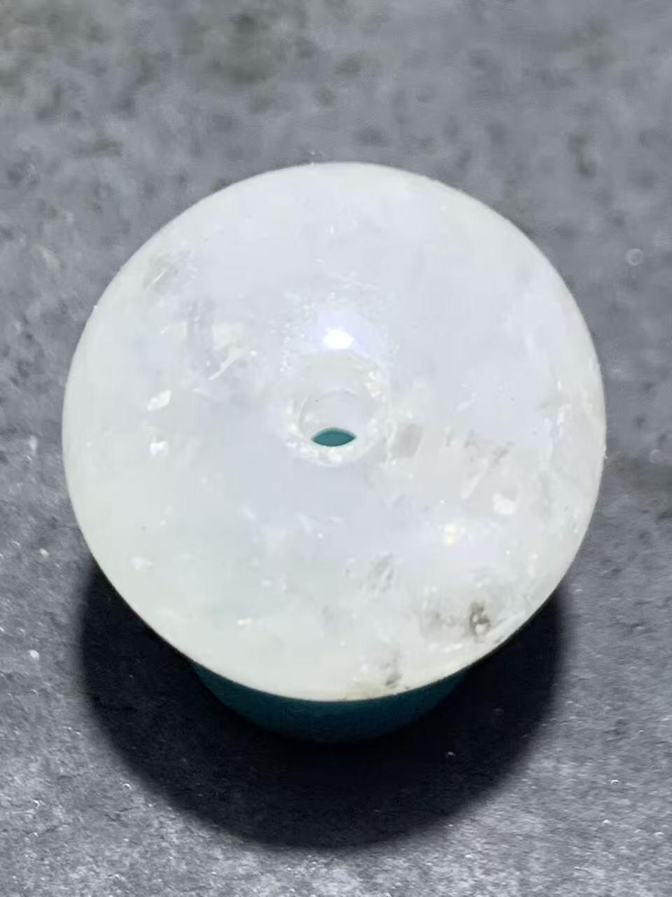 精美满冰飘战国红玛瑙圆珠一颗！