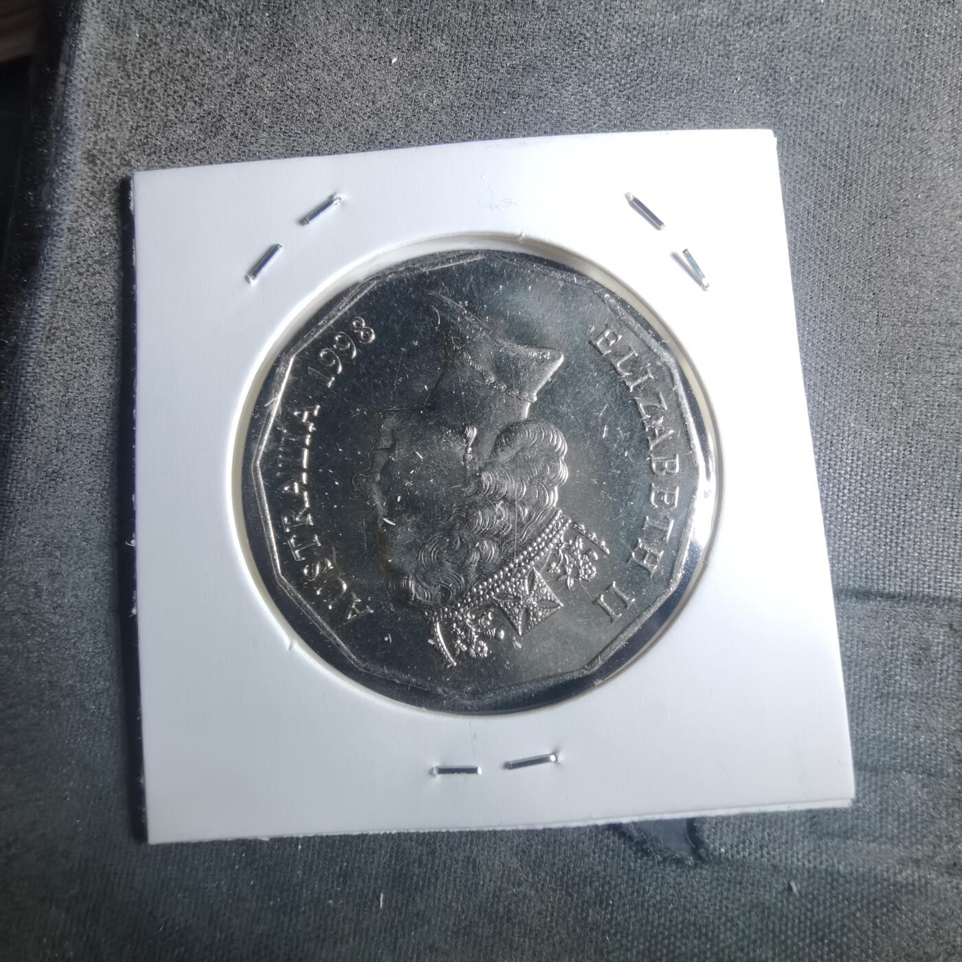 沼泽如烟--第914场 澳大利亚1988年50分纪念币