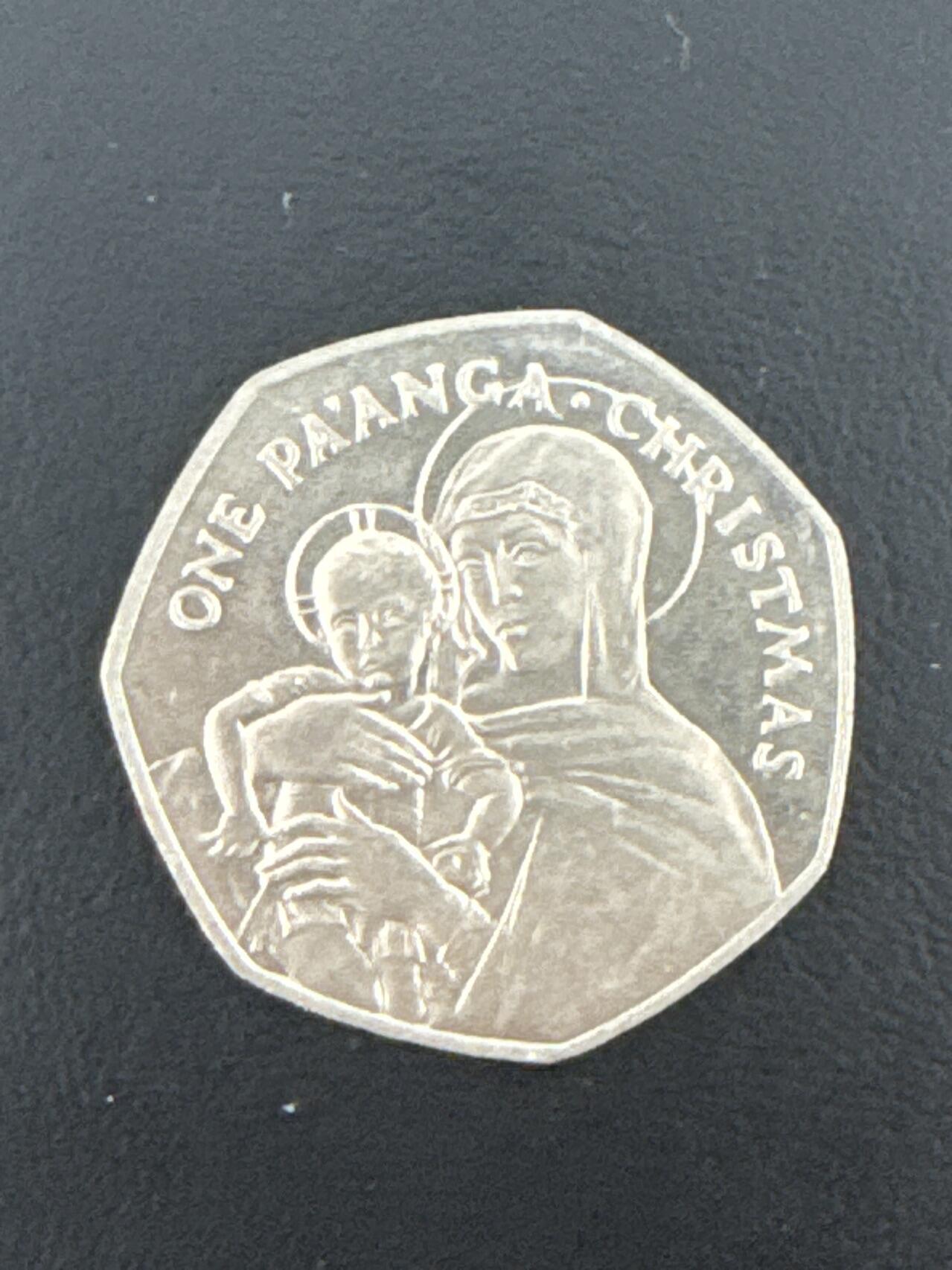 ❤️【币观天下】❤️ 第332期钱币拍卖- 2025.11.28周五晚上6点半场-长期征集拍品 汤加圣诞1984年1潘加镍质纪念币