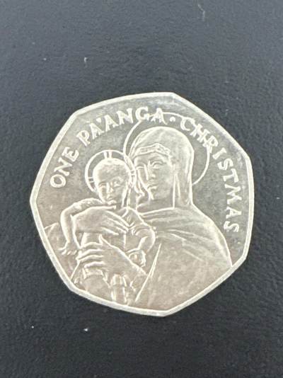 ❤️【币观天下】❤️ 第332期钱币拍卖- 2025.11.28周五晚上6点半场-长期征集拍品 - 汤加圣诞1984年1潘加镍质纪念币