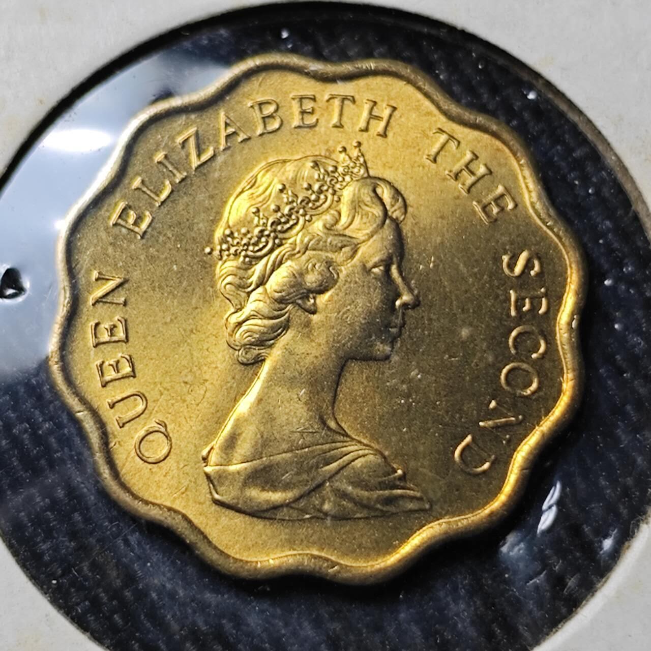 KK钱币收藏小铺 （套币 好品/批量散币 银币）专场  2月预留时间 周末发货  1975香港2毫铜币 好品