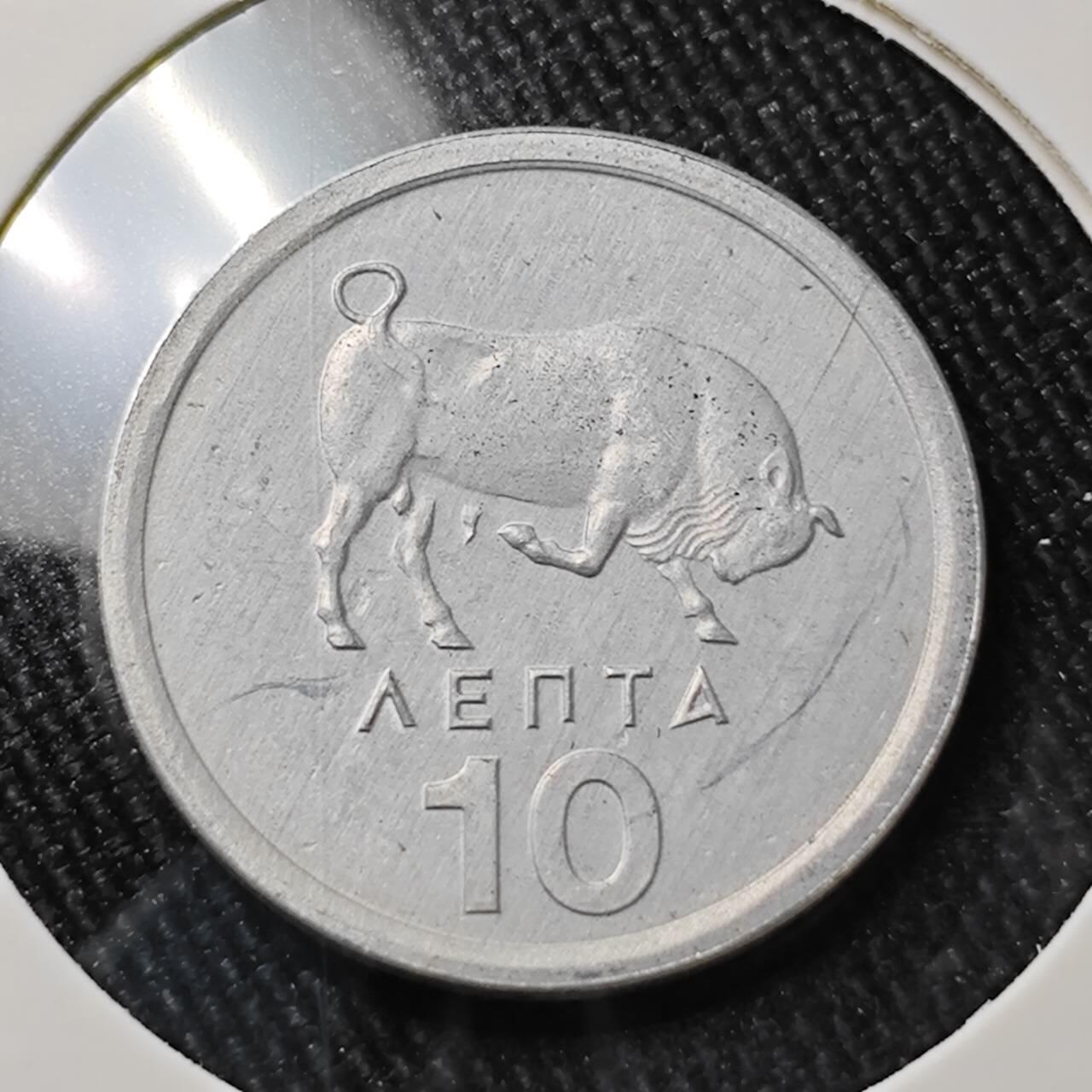 KK钱币收藏小铺 （套币 好品/批量散币 银币）专场  2月预留时间 周末发货  1976希腊10雷普塔 好品