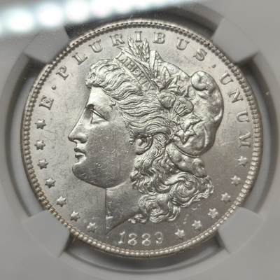老蟹的宝藏🏴‍☠️ IV - NGC UNCD 美国1889年摩根美元-严评