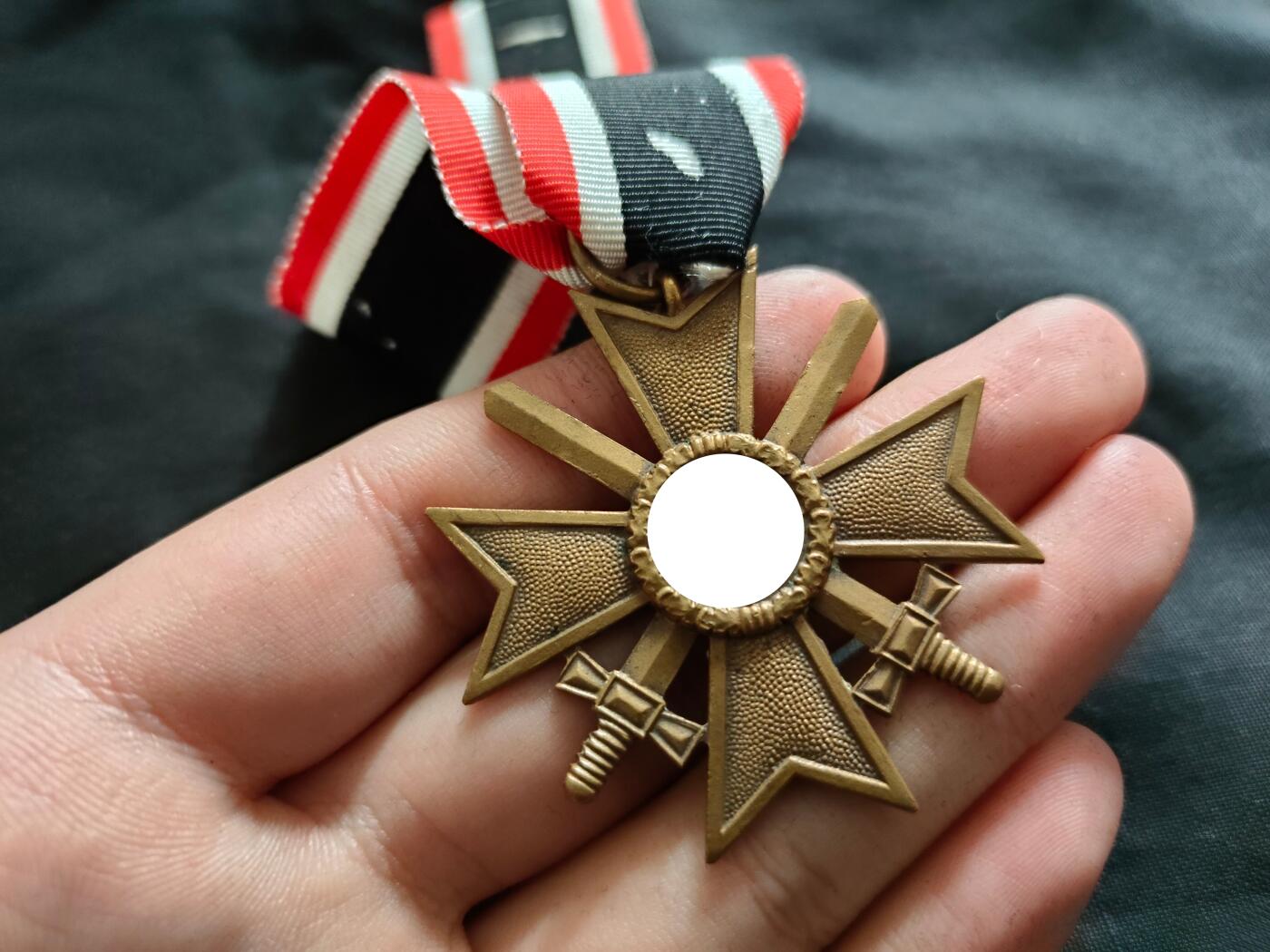 时顺第二十六拍 铭记历史，珍爱和平 德国特殊时期铜kvk2奖章，环打88标，品相好