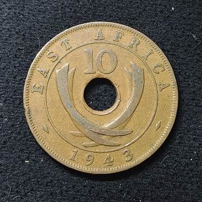 【全场包邮】纯粹捡漏拍480场（免费代拍第17场） - 英属东非1943年乔治六世10分铜币