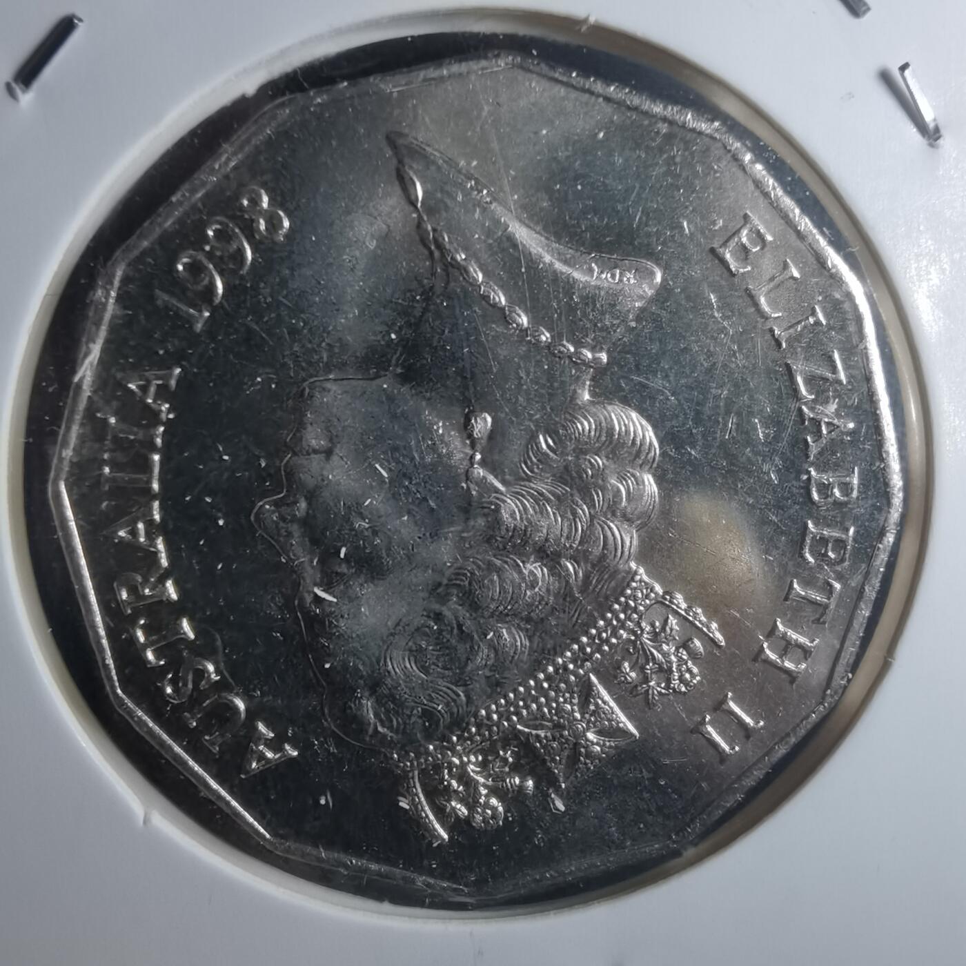 沼泽如烟--第914场 澳大利亚1988年50分纪念币