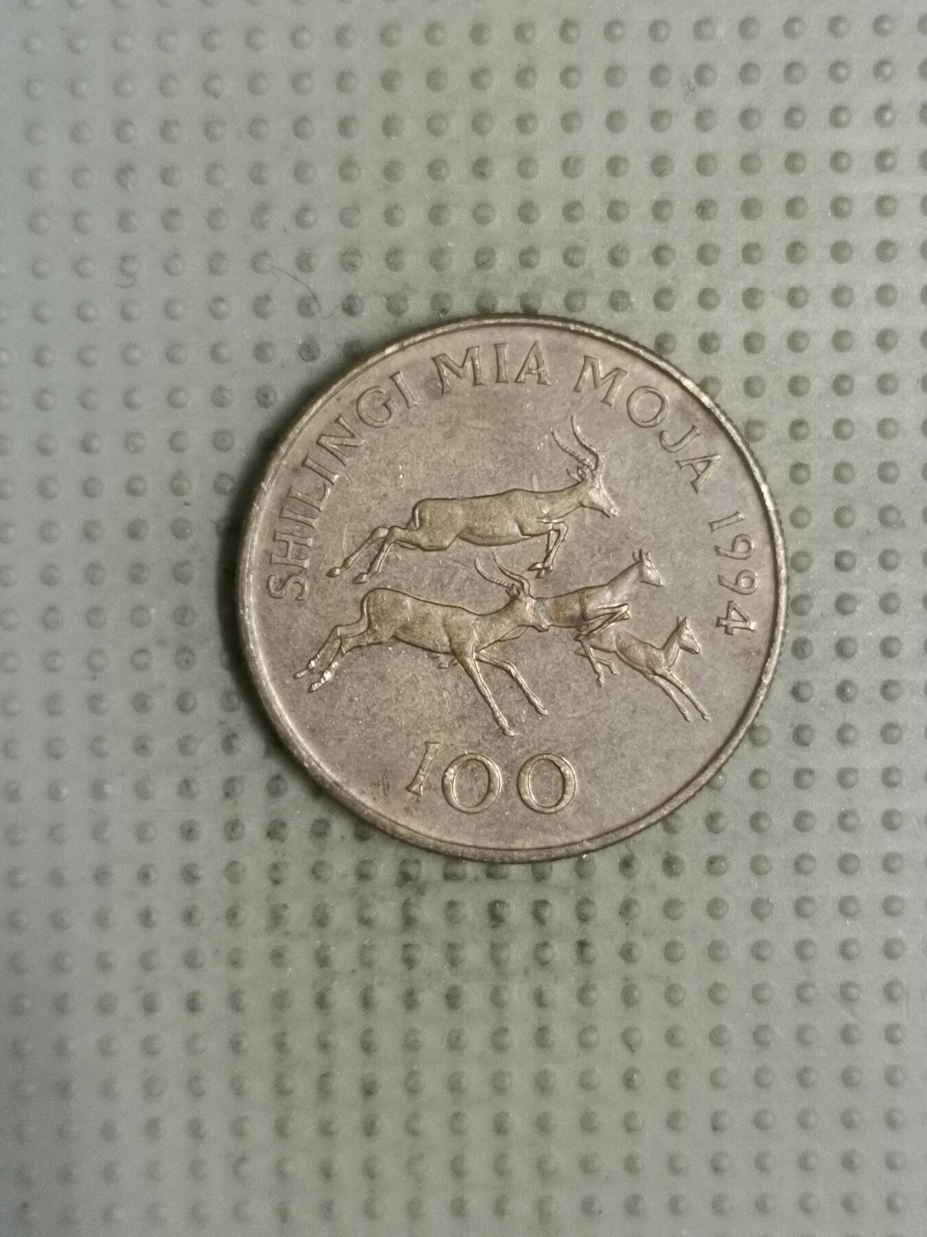 2025年第124场各国散币拍卖（总第124场） 坦桑尼亚1994年100先令