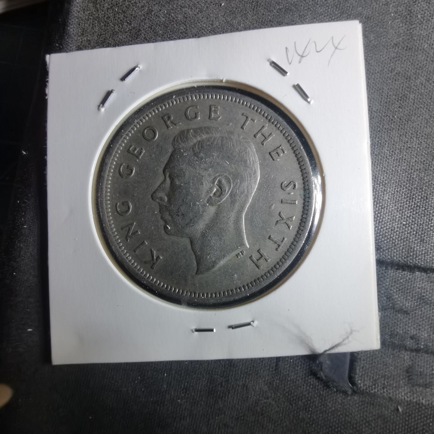 沼泽如烟--第914场 新西兰1950年半克朗