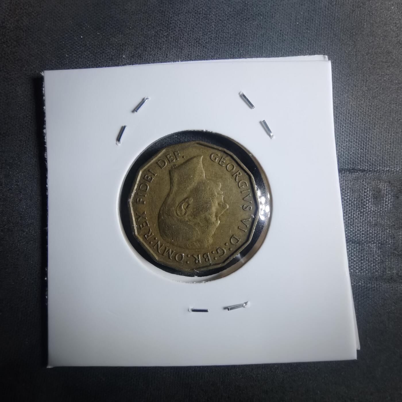 沼泽如烟--第914场 英国1952年3便士