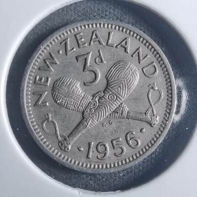 沼泽如烟--第914场 - 新西兰1956年3便士