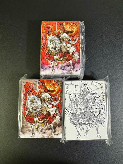 NO.16 好又多金牌大场，双11狂欢继续！每周一站式配齐，方便凑单！（周6晚8点截拍，卖家送拍0抽成！） - 卡德曼 张建东水浒 第二弹 精雕原色+墨色+线稿（51*3=153张)