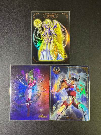 NO.16 好又多金牌大场，双11狂欢继续！每周一站式配齐，方便凑单！（周6晚8点截拍，卖家送拍0抽成！） - 圣斗士卡牌 雅典娜+阿舜+星矢 彩闪
