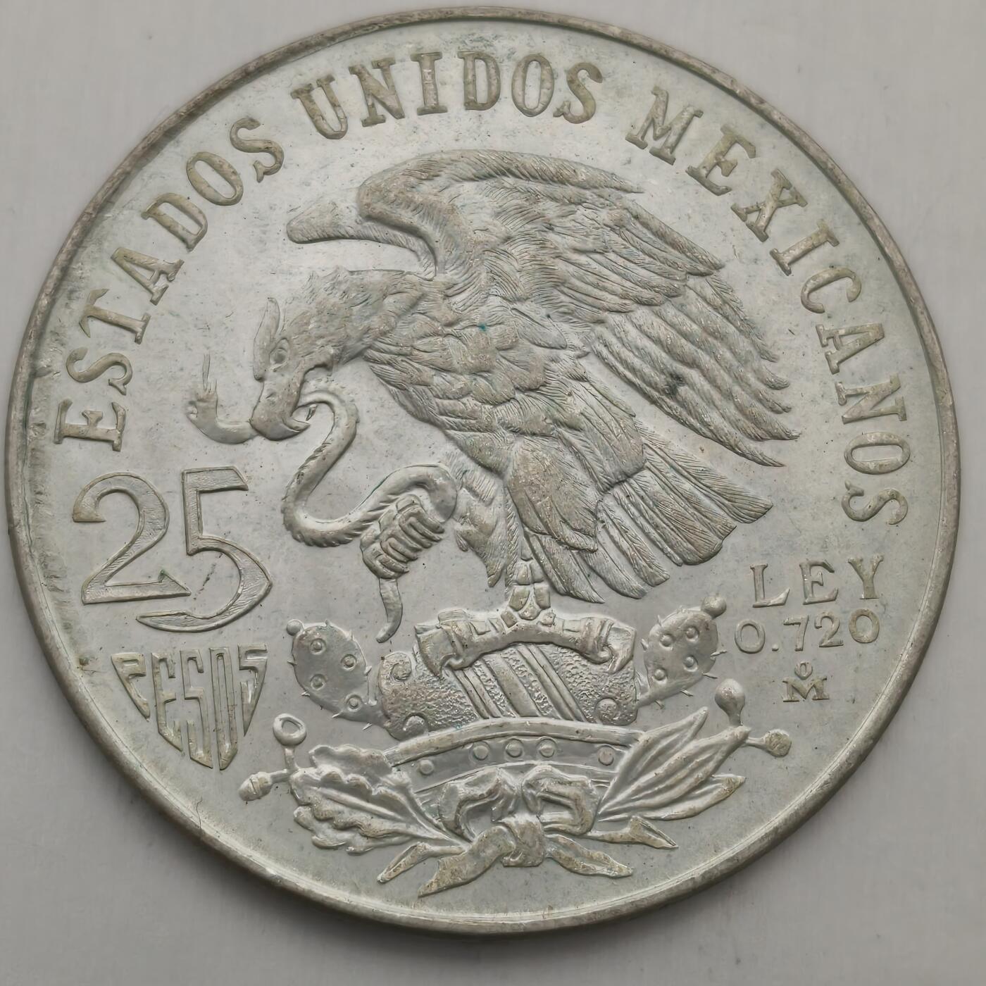 老蟹的宝藏🏴‍☠️ IV 墨西哥1968年25比索银币