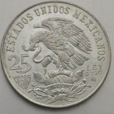 老蟹的宝藏🏴‍☠️ IV - 墨西哥1968年25比索银币