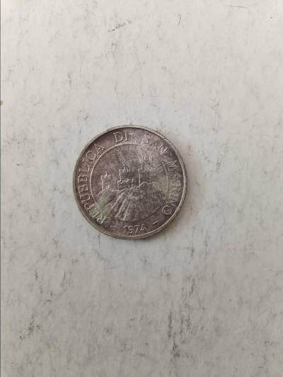 【20251128】非全新纸币第308场 - 圣马力诺1974年500里拉