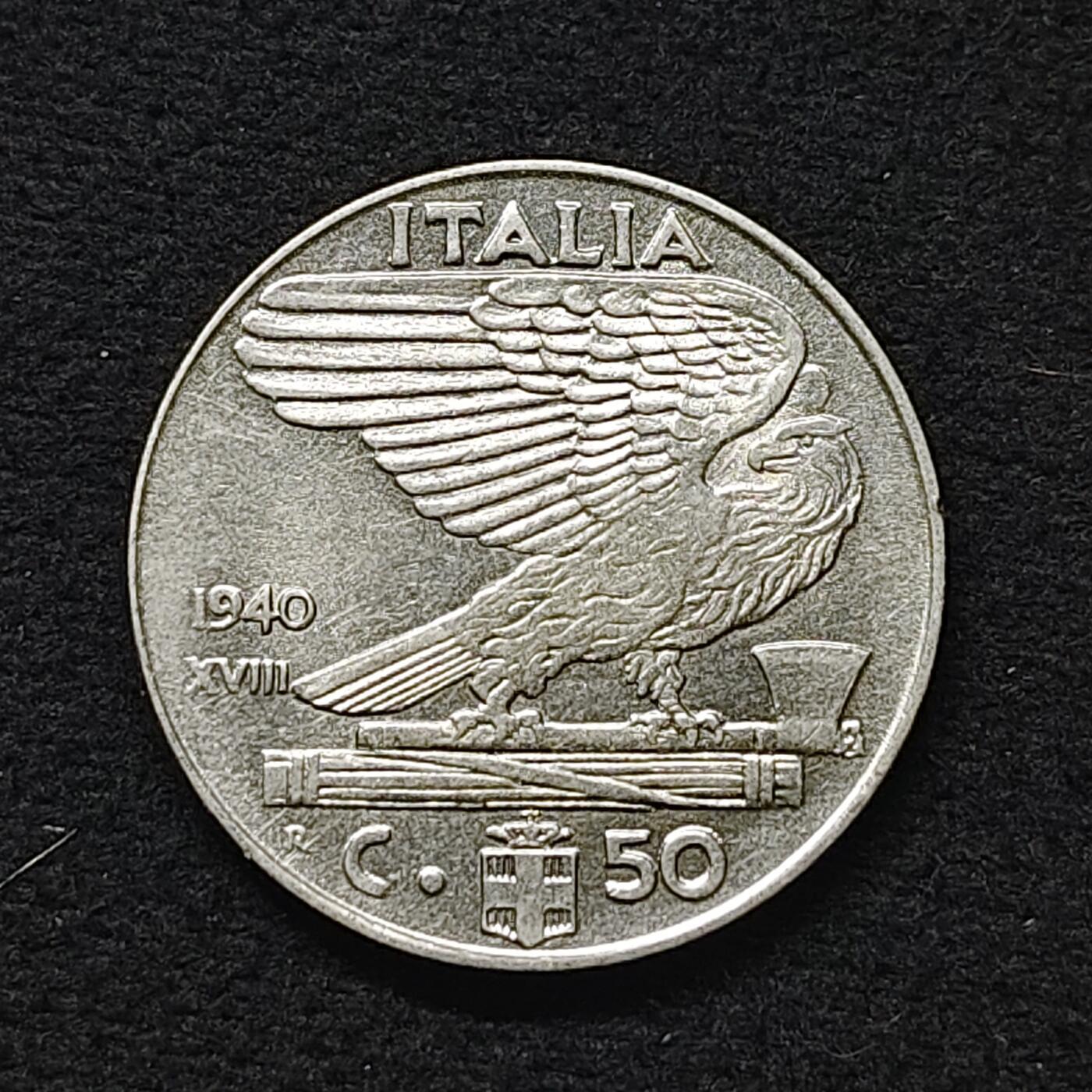 【全场包邮】纯粹捡漏拍480场（免费代拍第17场） 意大利1940年艾曼努尔三世50分